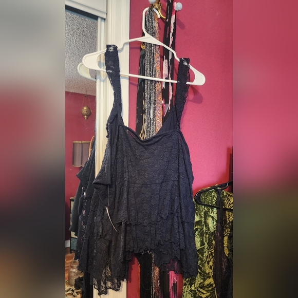 Beautiful Blue Boho Lace Tank - 3X - NWT - Picture 6 of 8